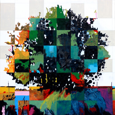 Pintura titulada "BURUTAL IX - LIFE'S…" por Aleix Albareda, Obra de arte original, Acrílico Montado en Bastidor de camilla d…