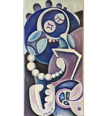 Peinture intitulée "C.N.E 01" par Christian Blary, Œuvre d'art originale, Huile