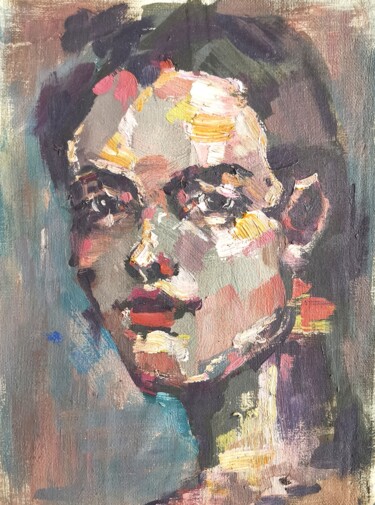 绘画 标题为“Portrait of a women.” 由Allen Light, 原创艺术品, 油
