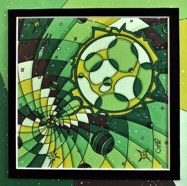 "(141) - union cosmi…" başlıklı Resim Vincent Gibert tarafından, Orijinal sanat, Işaretleyici