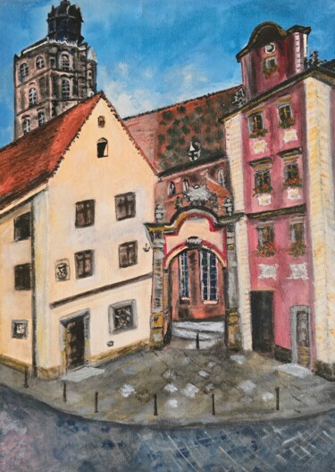 绘画 标题为“Obraz akrylowy pt.…” 由Krystyna Mościszko, 原创艺术品, 丙烯