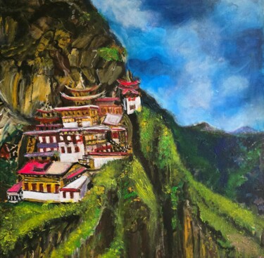 绘画 标题为“Himalaje” 由Krystyna Mościszko, 原创艺术品, 丙烯