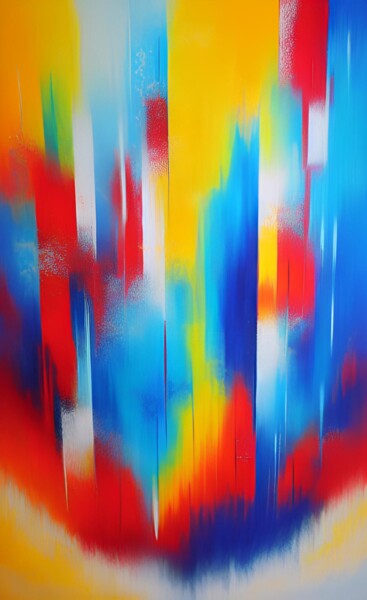 绘画 标题为“Vibrant Visions” 由Steve Woodward, 原创艺术品, 丙烯