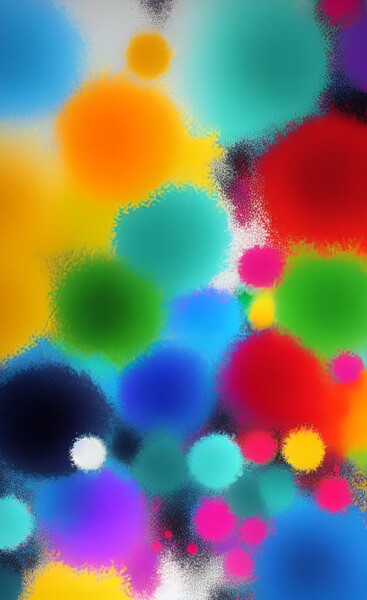 Peinture intitulée "Vivid Haze" par Steve Woodward, Œuvre d'art originale, Acrylique