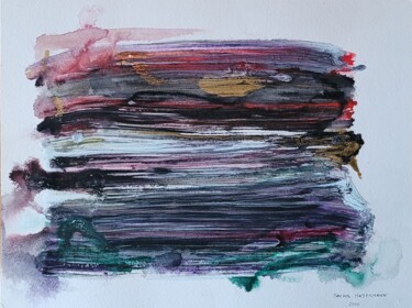 Ζωγραφική με τίτλο "Aquarelle Zenes" από Sacha Habermann, Αυθεντικά έργα τέχνης, Ακουαρέλα