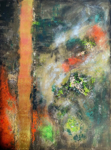 Shadows of the night Painting titled "Shadows of the night" by Andrea Elek, Original Artwork, Acrylic Mounted on Wood Stretcher frame