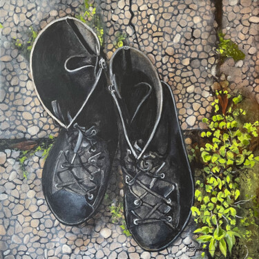 Peinture intitulée "CHEMIN FAISANT, SES…" par Alain Rouschmeyer, Œuvre d'art originale, Acrylique Monté sur Châssis en bois
