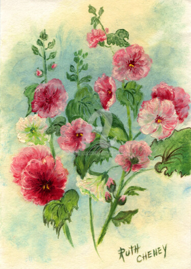 Hollyhocks