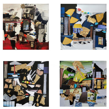 Painting titled "Paroles de peintre…" by Muriel Cayet, Original Artwork, Acrylic