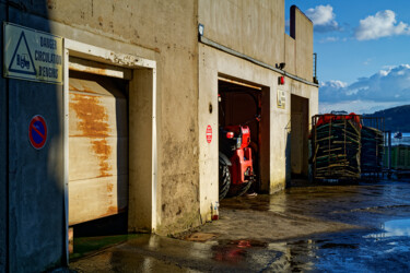 Carantec, chantier ostréicole de Pen al Lann 7. Photographie intitulée "Carantec, chantier…" par Thierry Martin, Œuvre d'art originale, Photographie numérique