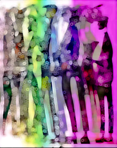 数字艺术 标题为“Dancing Colors” 由Sofia Markina, 原创艺术品, 数字油画