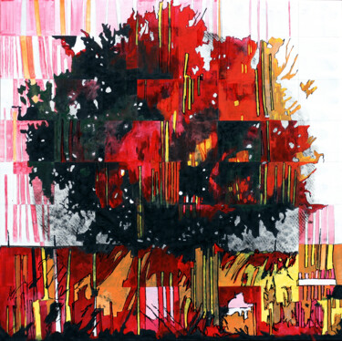 Pintura titulada "BURUTAL 13 - FIND Y…" por Aleix Albareda, Obra de arte original, Acrílico Montado en Bastidor de camilla d…
