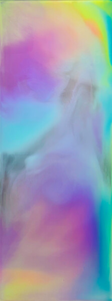 绘画 标题为“Ethereal mirror” 由Kseniia Lozytska, 原创艺术品, 树脂