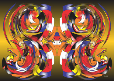 Artes digitais intitulada "45113032025" por Reinhard Heydrich Allan De Souza Santos, Obras de arte originais, Pintura digital