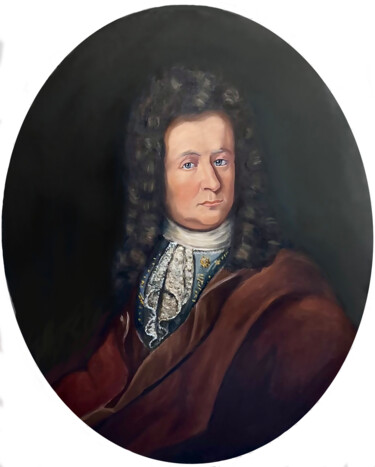 Painting titled "Johan Ahlefeldt" by Sonny Andersson, Original Artwork, Oil