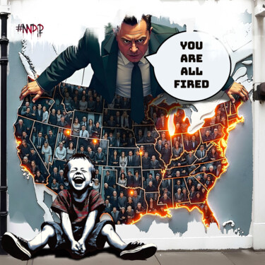 数字艺术 标题为“You are all fired...” 由Qlsf, 原创艺术品, 2D数字工作