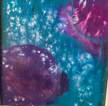 Pittura intitolato "cosmic 1" da Marielle De Backer, Opera d'arte originale, Acrilico Montato su Telaio per barella in legno