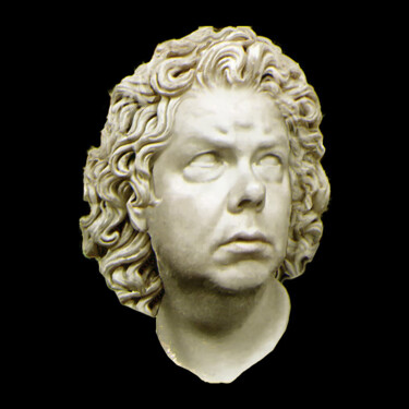 Фотография под названием "Selbstdarstellung 4" - Andreas Pinternagel, Подлинное произведение искусства, Цифровая живопись