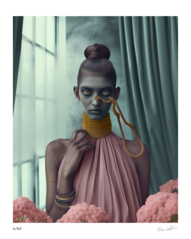 Digital Arts titled "Threads 025 - Ornam…" by Aethel Voss, Original Artwork, 2D Digital Work