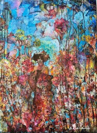 "Der Zauberwald" başlıklı Tablo Manfred Beck-Arnstein tarafından, Orijinal sanat, Akrilik Ahşap panel üzerine monte edilmiş