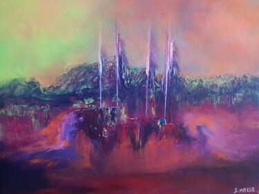Pittura intitolato "Little dream 5" da Susanna Massa, Opera d'arte originale, Acrilico Montato su Telaio per barella in legno