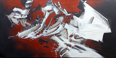 绘画 标题为“Yi 9” 由Guillaume Vincent, 原创艺术品, 丙烯 安装在木质担架架上