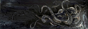 Нефть Peinture intitulée "Нефть" par Gallindatattoo, Œuvre d'art originale, Acrylique Monté sur Châssis en bois