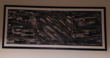 Peinture intitulée "Gegensätze ziehen s…" par Arne Garling, Œuvre d'art originale, Acrylique Monté sur Châssis en bois