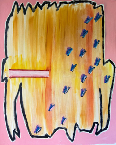 Peinture intitulée ""The Sleeping Eleph…" par Ivan Vasyutin, Œuvre d'art originale, Huile Monté sur Châssis en bois