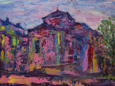 San Cristobal church in Salamanca Ζωγραφική με τίτλο "San Cristobal churc…" από Denis Kuvayev, Αυθεντικά έργα τέχνης, Ακρυλικό Τοποθετήθηκε στο Χαρτόνι