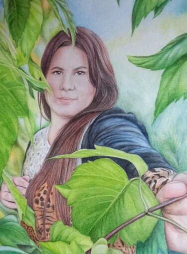 Schilderij getiteld "When summer comes" door Anna Belmont, Origineel Kunstwerk, Pastel