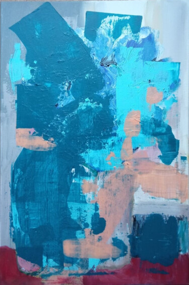 Painting titled "Michael" by Dirk Becker, Original Artwork, Acrylic