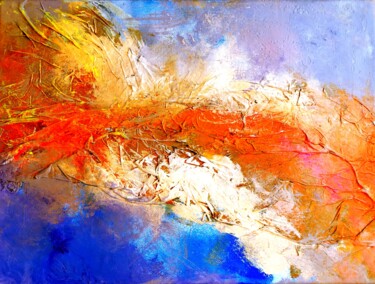 Peinture intitulée "News (M1011)" par Dieter Becker, Œuvre d'art originale, Acrylique Monté sur Châssis en bois
