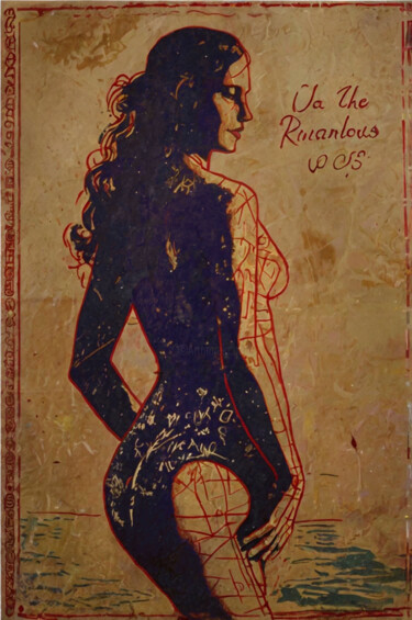 Evolutio-1 Digital Arts titled "Evolutio-1" by Alexander Galyatsky, Original Artwork, Digital Print Mounted on Wood Stretcher frame