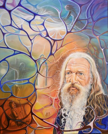 Schilderij getiteld "Kazikowe bajdurzenie" door Aleksander Stolicki, Origineel Kunstwerk, Acryl