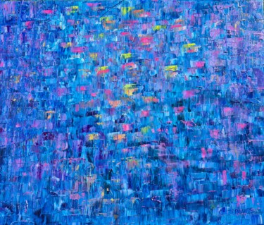 Peinture intitulée "24 septembre 2024" par Geneviève Baud Caizergues, Œuvre d'art originale, Huile Monté sur Châssis en bois