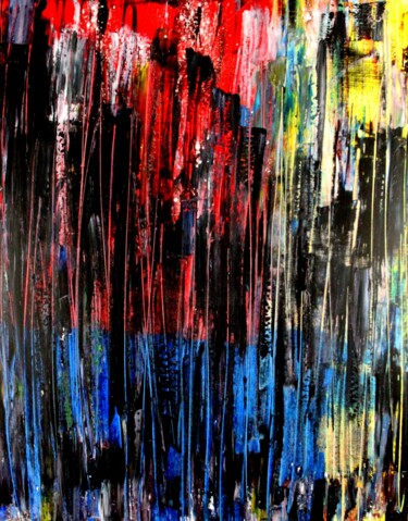 2025#4 Peinture intitulée "2025#4" par Marc Mengus, Œuvre d'art originale, Acrylique Monté sur Châssis en bois