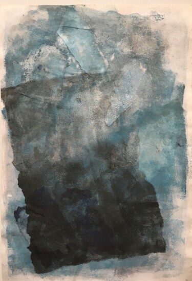 Painting titled "Gravestone 4" by Elaine Wilday, Original Artwork, Acrylic