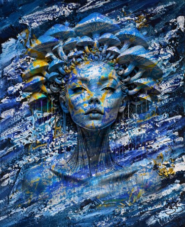 数字艺术 标题为“faces 251” 由Burkhard Baier, 原创艺术品, 2D数字工作