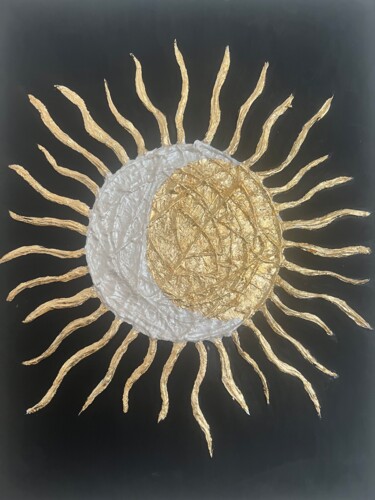 Pittura intitolato "Yin und Yang des Le…" da Julia Weber, Opera d'arte originale, Acrilico Montato su Pannello di legno