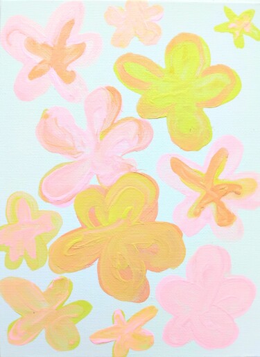 Painting titled "Pink" by Anna Pul, Original Artwork, Acrylic