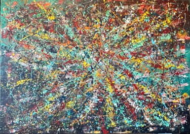 绘画 标题为“Colorful abstract 4…” 由Valera, 原创艺术品, 丙烯