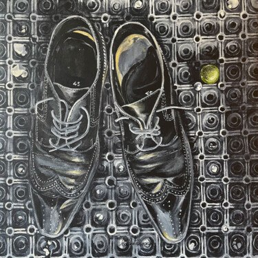 Peinture intitulée "CHEMIN FAISANT, MES…" par Alain Rouschmeyer, Œuvre d'art originale, Acrylique Monté sur Châssis en bois