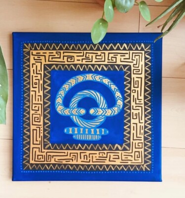 "Hug me" başlıklı Tablo Boutaina Bennis tarafından, Orijinal sanat, Akrilik Ahşap Sedye çerçevesi üzerine monte edilmiş