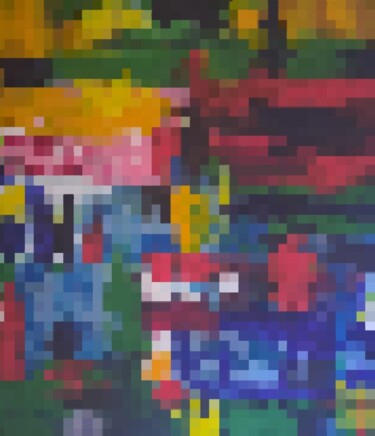 Digitale Kunst mit dem Titel "Le printemps" von Mélanie Cavalec, Original-Kunstwerk, 2D digitale Arbeit