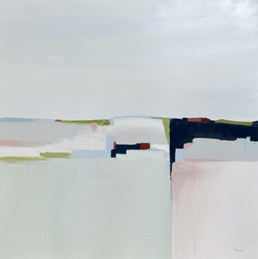 Peinture intitulée "Sérénité 1" par Sandrine Hirson, Œuvre d'art originale, Huile Monté sur Châssis en bois