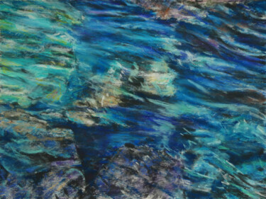 Pintura titulada "Two Elements 6" por Gabriele Kübler-Mohr, Obra de arte original, Pastel