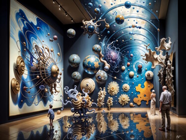 数字艺术 标题为“Museum of Orion con…” 由Frederic Racaud, 原创艺术品, AI生成的图像