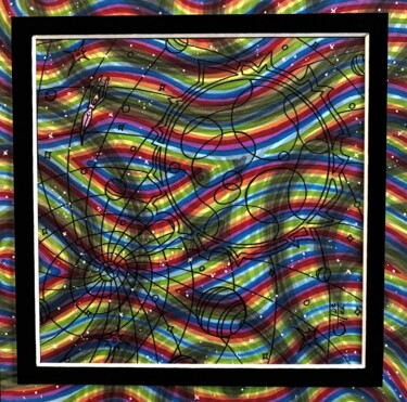 "(160) - union cosmi…" başlıklı Resim Vincent Gibert tarafından, Orijinal sanat, Işaretleyici