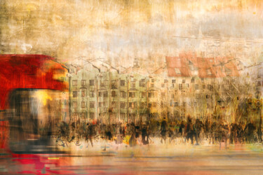 Photographie intitulée "Missed tramway" par Andreas Fink, Œuvre d'art originale, Photographie numérique